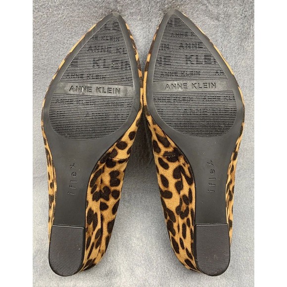 NWOT Anne Klein Iflex Akerika Wedge Shoes Women’s Size 8.5 Cheetah Print - Picture 6 of 14
